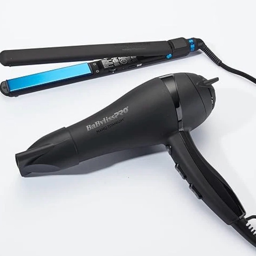 BaByliss Pro LIMITED EDITION Lightweight Ionic Dryer & 1" Ultra-Thin Flat Iron